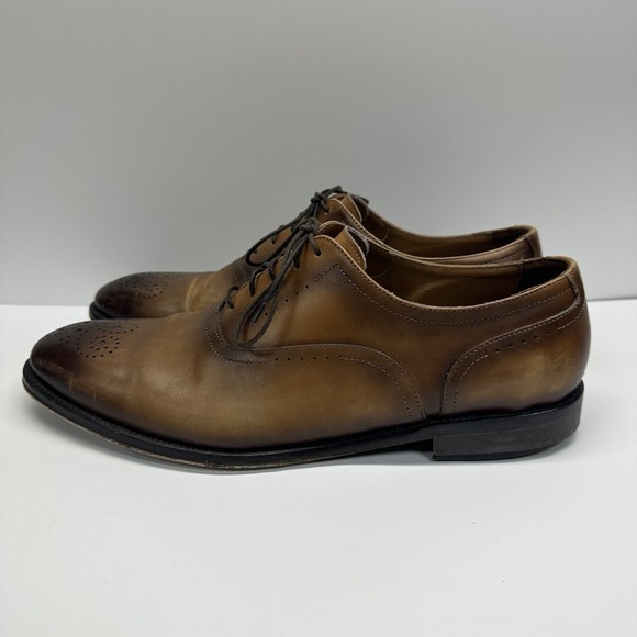 Bruno Magli Mens Italy Brown Arno Oxford Leather Dress Shoes Sz US 11 M main image 10